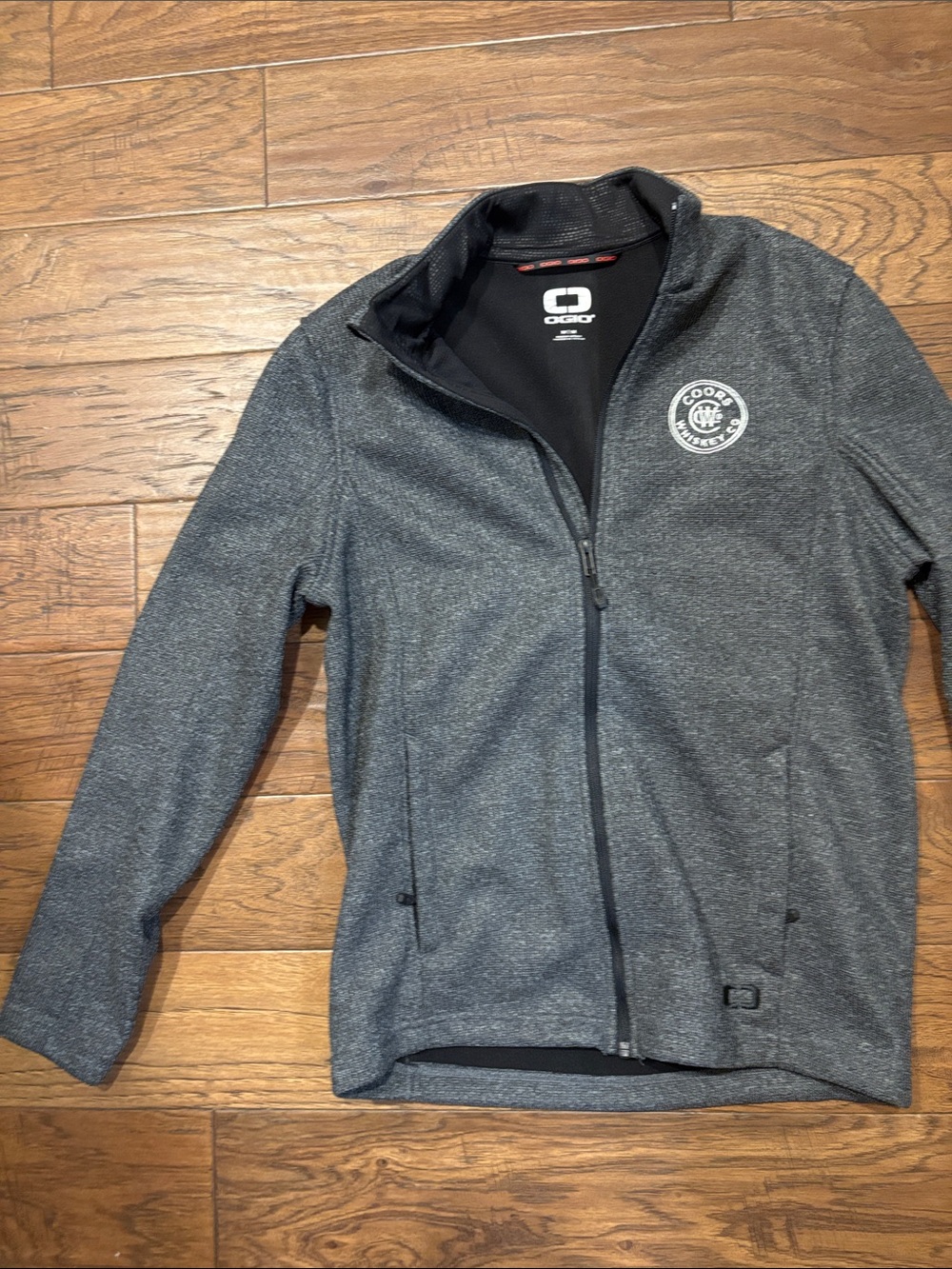OGIO Men's Dark Heather Gray Lightweight Full-Zip Jacket
